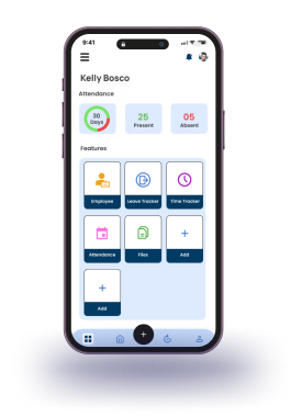 INNOV8 HRM Employee Dashboard on Tablet